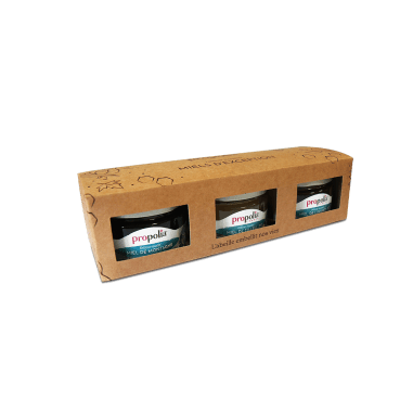 Coffret 3 miels BIO Propolia