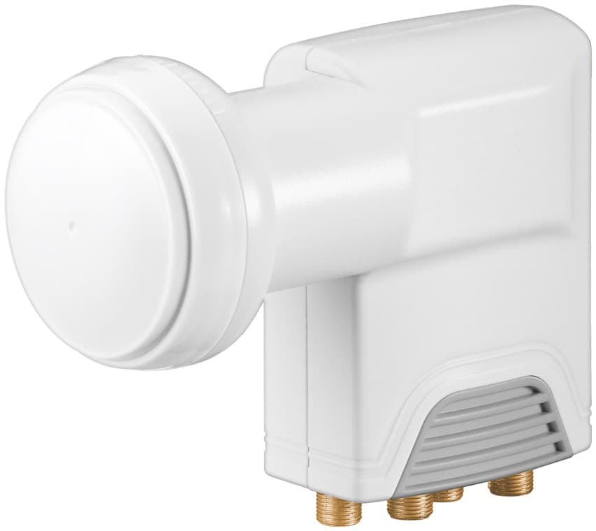 Universal Quad LNB numérique SAT-LNB (DVB-S2) pour 4 participants (réception 4K / UHD / HDTV / 3D)